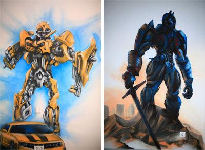 "Transformers" Gestaltung Kinderzimmer