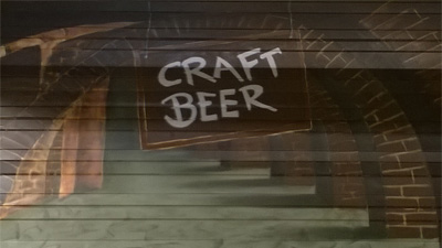 "Craft Beer" Wandgestaltung (innen)