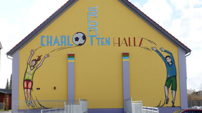 "Charlotten-Halle" Fassadengestaltung