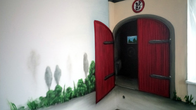 "Feuerwehr" Wandgestaltung Kinderzimmer